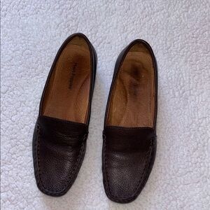Hush Puppies Brown Moccasin Flats Comfortable Loafers